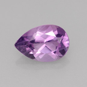 1,18 ctw natürlicher violetter Amethyst, Birnenform, VS