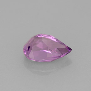 1,36 ctw natürlicher violetter Amethyst, Birnenform, VVS-VS