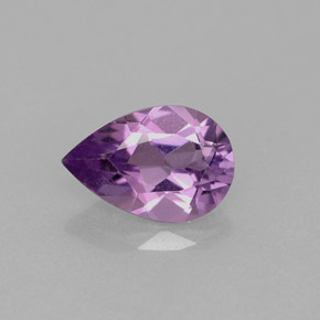 1,15 ctw natürlicher violetter Amethyst, Birnenform, VVS-VS