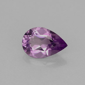 1,15 ctw natürlicher violetter Amethyst, Birnenform, VVS-VS