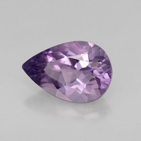 1,16 ctw natürlicher violetter Amethyst, Birnenform, VVS-VS