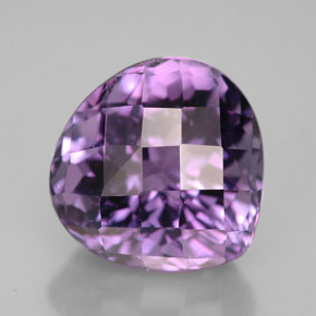 7,06 ctw natürlicher violetter Amethyst, Birnenform, VVS