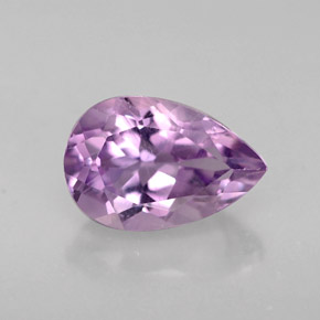 1,28 ctw natürlicher violetter Amethyst, Birnenform, VS