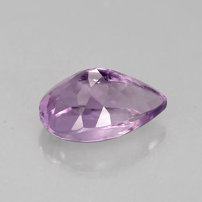 1,28 ctw natürlicher violetter Amethyst, Birnenform, VS