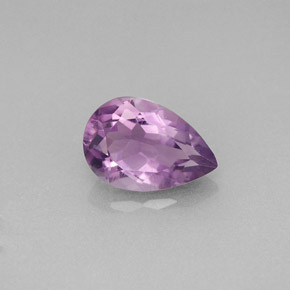 1,14 ctw natürlicher violetter Amethyst, Birnenform, VS
