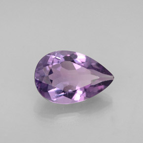 1,08 ctw natürlicher violetter Amethyst, Birnenform, VS