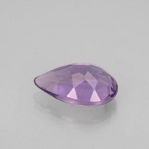 1,08 ctw natürlicher violetter Amethyst, Birnenform, VS