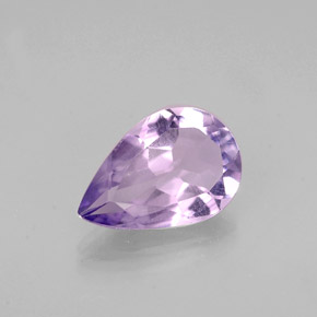0,92 ctw natürlicher violetter Amethyst, Birnenform, VS
