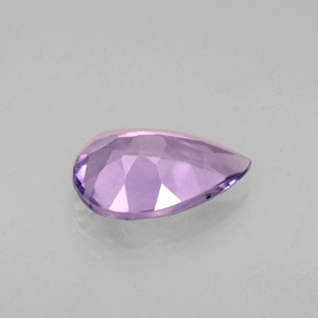 0,92 ctw natürlicher violetter Amethyst, Birnenform, VS