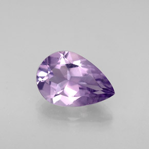 1,06 ctw natürlicher violetter Amethyst, Birnenform, VVS-VS