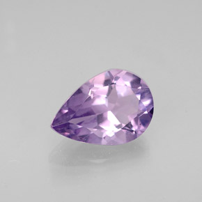 1,06 ctw natürlicher violetter Amethyst, Birnenform, VVS-VS