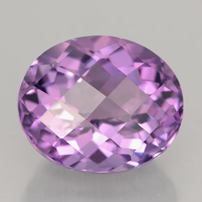 7,83 ctw natürlicher violetter Amethyst, Oval Schliff, IF
