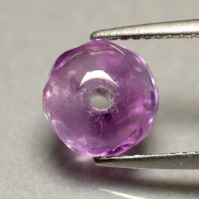 2,83 ctw natürlicher violetter Amethyst, Transparent, Transparent / Lichtdurchlässig