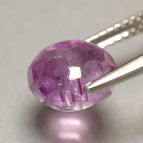 2,83 ctw natürlicher violetter Amethyst, Transparent, Transparent / Lichtdurchlässig