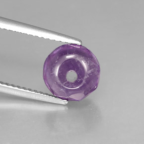 2,63 ctw natürlicher violetter Amethyst, Transparent, Transparent / Lichtdurchlässig