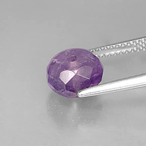 2,63 ctw natürlicher violetter Amethyst, Transparent, Transparent / Lichtdurchlässig