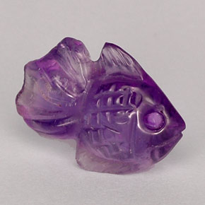 4,76 ctw natürlicher violetter Amethyst, Transparent, Transparent / Lichtdurchlässig