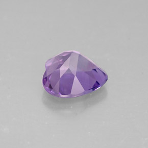 0,72 ctw natürlicher violetter Amethyst, Herzform, VS