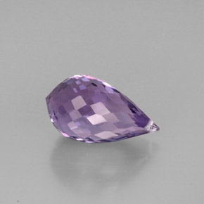 9,17 ctw natürlicher Violet Amethyst, Briolette, VVS
