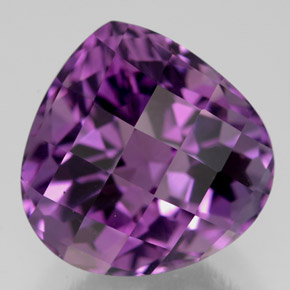 7,21 ctw natürlicher violetter Amethyst, Birnenform, VVS-VS
