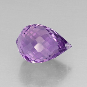 9,17 ctw natürlicher Violet Amethyst, Briolette, IF
