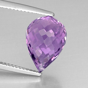 9,17 ctw natürlicher Violet Amethyst, Briolette, IF