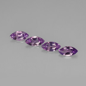  ct natürliche violetter Amethyst-Edelsteine, Marquise, VVS-VS