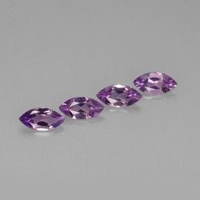  ct natürliche violetter Amethyst-Edelsteine, Marquise, VVS-VS