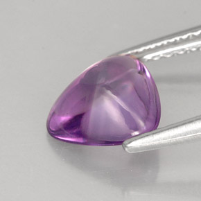 1,27 ctw natürlicher violetter Amethyst, Trillion, Transparent