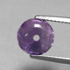 2,47 ctw natürlicher violetter Amethyst, Transparent, Transparent / Lichtdurchlässig