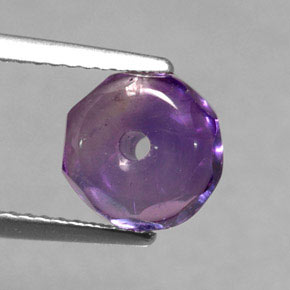 2,50 ctw natürlicher violetter Amethyst, Transparent, Transparent / Lichtdurchlässig