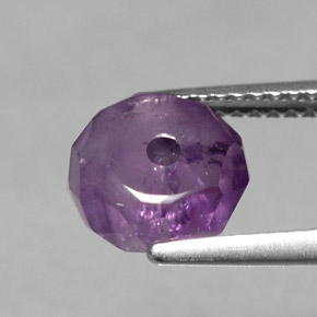 2,34 ctw natürlicher violetter Amethyst, Transparent, Transparent / Lichtdurchlässig