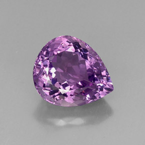 9,17 ctw natürlicher Violet Amethyst, Birnenform, VVS