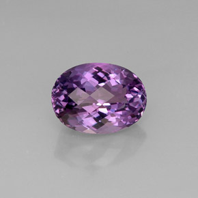 10,58 ctw natürlicher violetter Amethyst, Oval Schliff, VVS-VS
