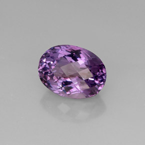 10,58 ctw natürlicher violetter Amethyst, Oval Schliff, VVS-VS
