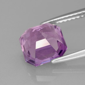 9,17 ctw natürlicher Violet Amethyst, Smaragdschliff, VVS-VS