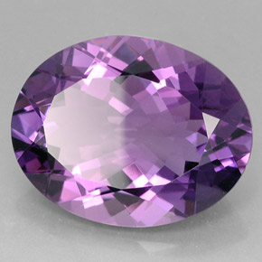 28,36 ctw natürlicher violetter Amethyst, Oval Schliff, IF