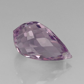 11,27 ctw natürlicher violetter Amethyst, Briolette, VVS