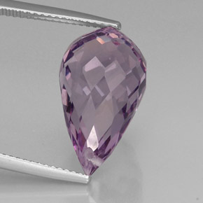 11,27 ctw natürlicher violetter Amethyst, Briolette, VVS
