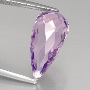8,80 ctw natürlicher violetter Amethyst, Briolette, VVS