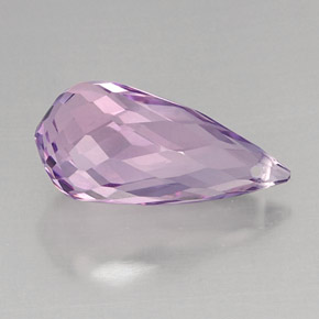 8,80 ctw natürlicher violetter Amethyst, Briolette, VVS