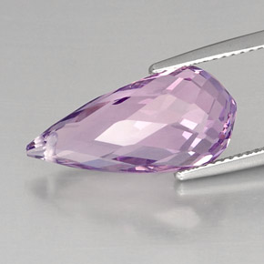 8,80 ctw natürlicher violetter Amethyst, Briolette, VVS