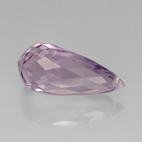 7,80 ctw natürlicher violetter Amethyst, Briolette, VVS