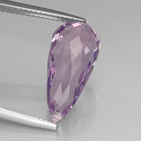 7,80 ctw natürlicher violetter Amethyst, Briolette, VVS