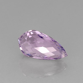 8,07 ctw natürlicher violetter Amethyst, Briolette, VVS