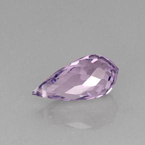6,14 ctw natürlicher violetter Amethyst, Briolette, VVS