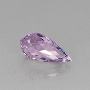 6,14 ctw natürlicher violetter Amethyst, Briolette, VVS