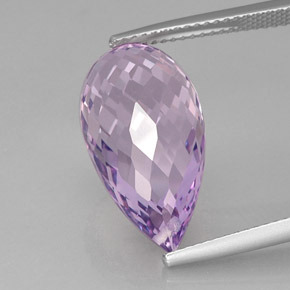 12,56 ctw natürlicher violetter Amethyst, Briolette, VVS