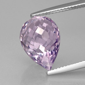 8,53 ctw natürlicher violetter Amethyst, Briolette, VVS