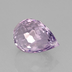 8,53 ctw natürlicher violetter Amethyst, Briolette, VVS